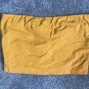 Yellow tube top